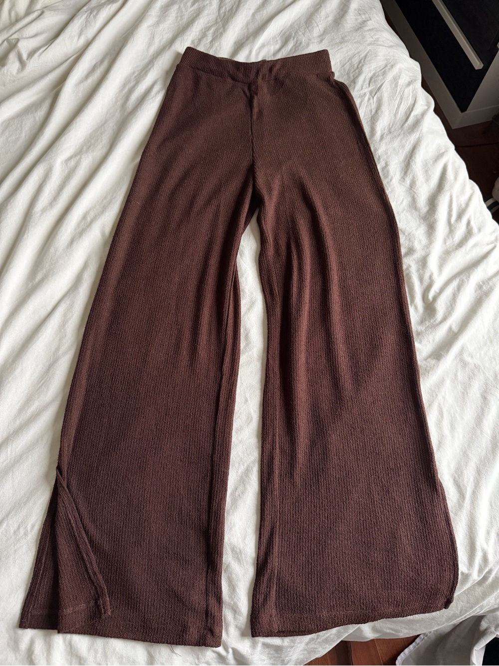 Straight Leg Pants in Brown Size XS